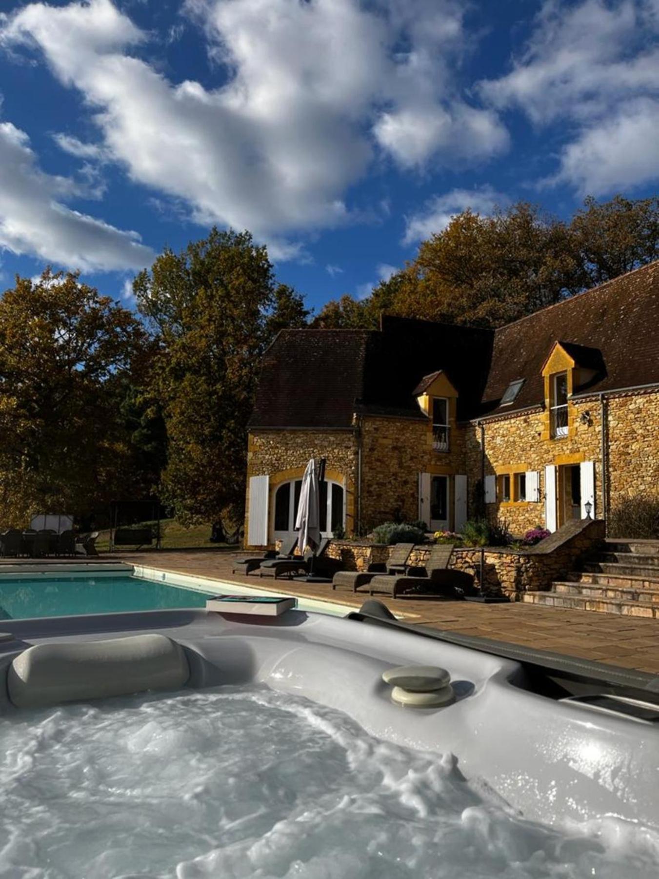 Luxury Chateau W. Pool & Hot Tub In Dordogne Beynac-et-Cazenac Eksteriør bilde